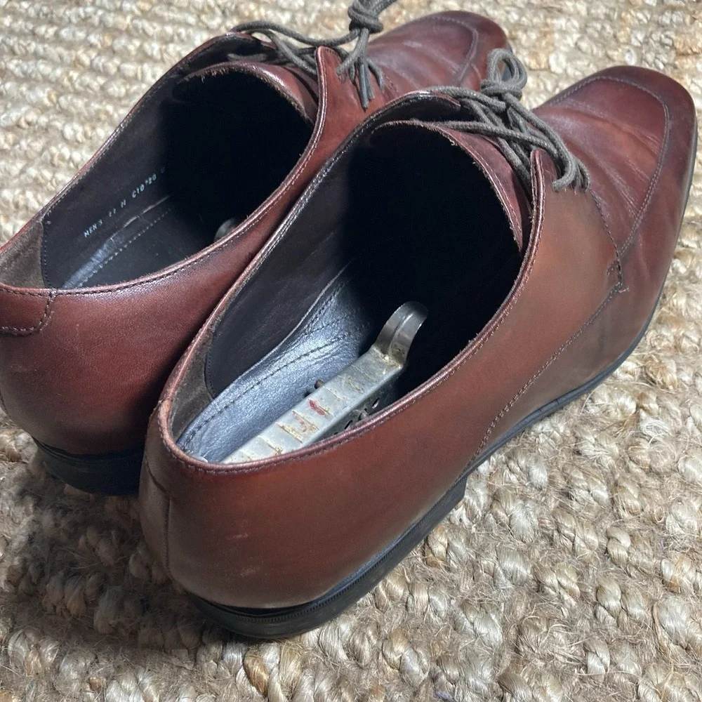 Cole Haan Brown Leather Shoe Air Dress Shoes Mens Sz 11 M‎